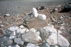 24 Memorial To Mark Jennings Who Died May 25, 1998 Descending From The Summit At Hill Next To Everest North Face Base Camp.jpg